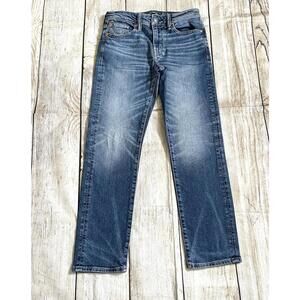 American Eagle Jeans Mens 28x30 stretch  Slim Straight Flex Medium Wash